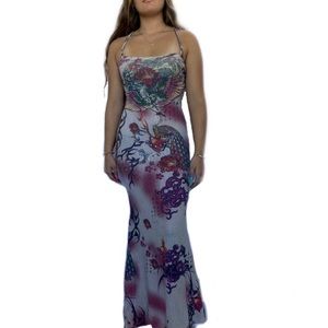 chinese dress ladies Womens Death Before Dishonor Mesh Dress main image 1